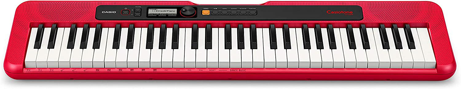 Casio CT-S200 Casiotone 61-Key Keyboard - Red