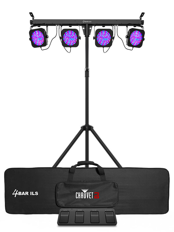 Chauvet DJ 4BAR ILS Wash Light System w/ DMX Cables