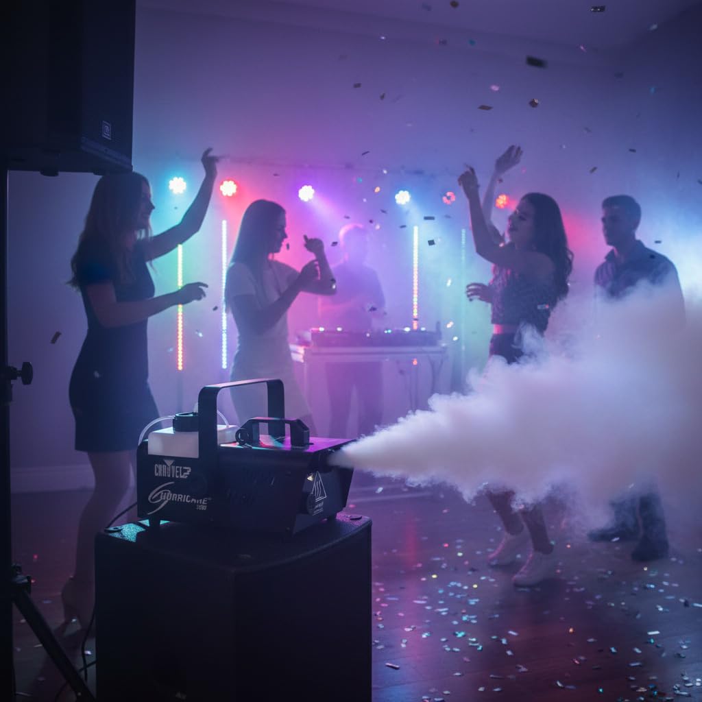 Chauvet Hurricane 1200 Fog Machine w/ DMX Cable