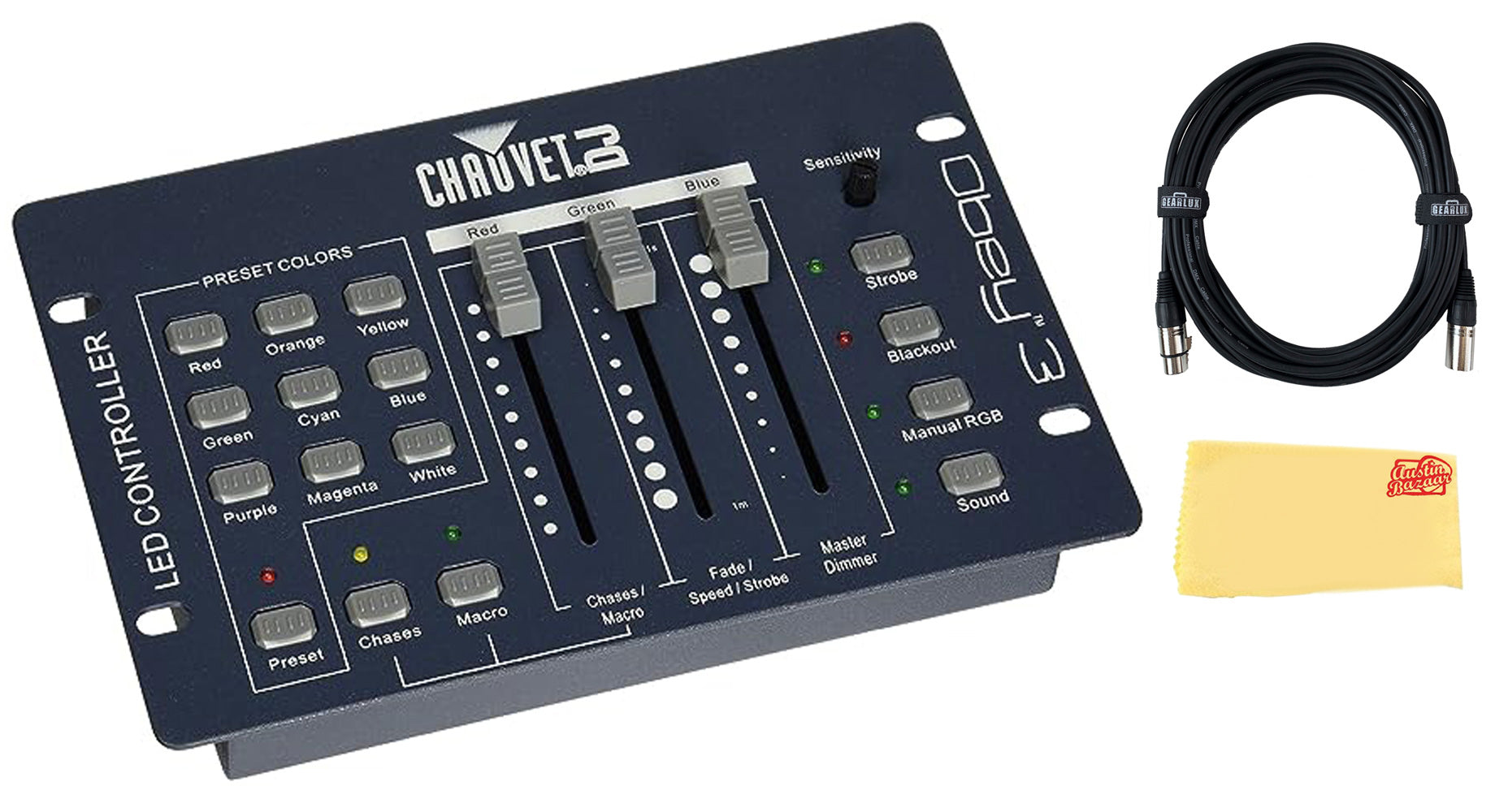 Chauvet Obey 3 DMX-512 LED Light Controller w/ DMX Cable