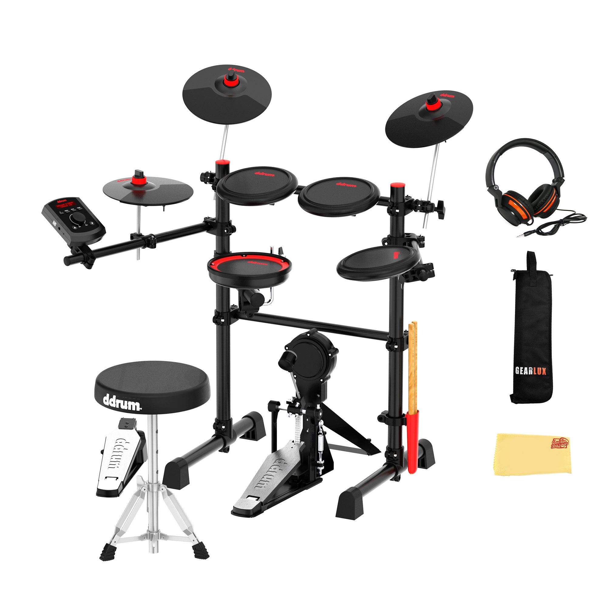 ddrum E-FLEX BT8 Electronic Drum Kit w/ Drum Throne