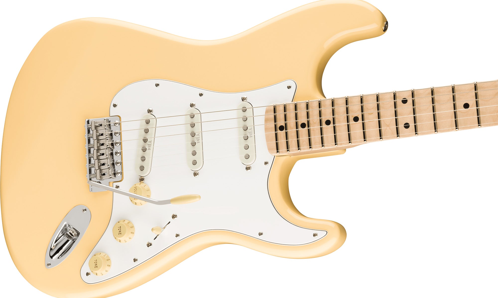 Fender Yngwie Malmsteen Stratocaster - Vintage White w/ Guitar Cleaning Kit
