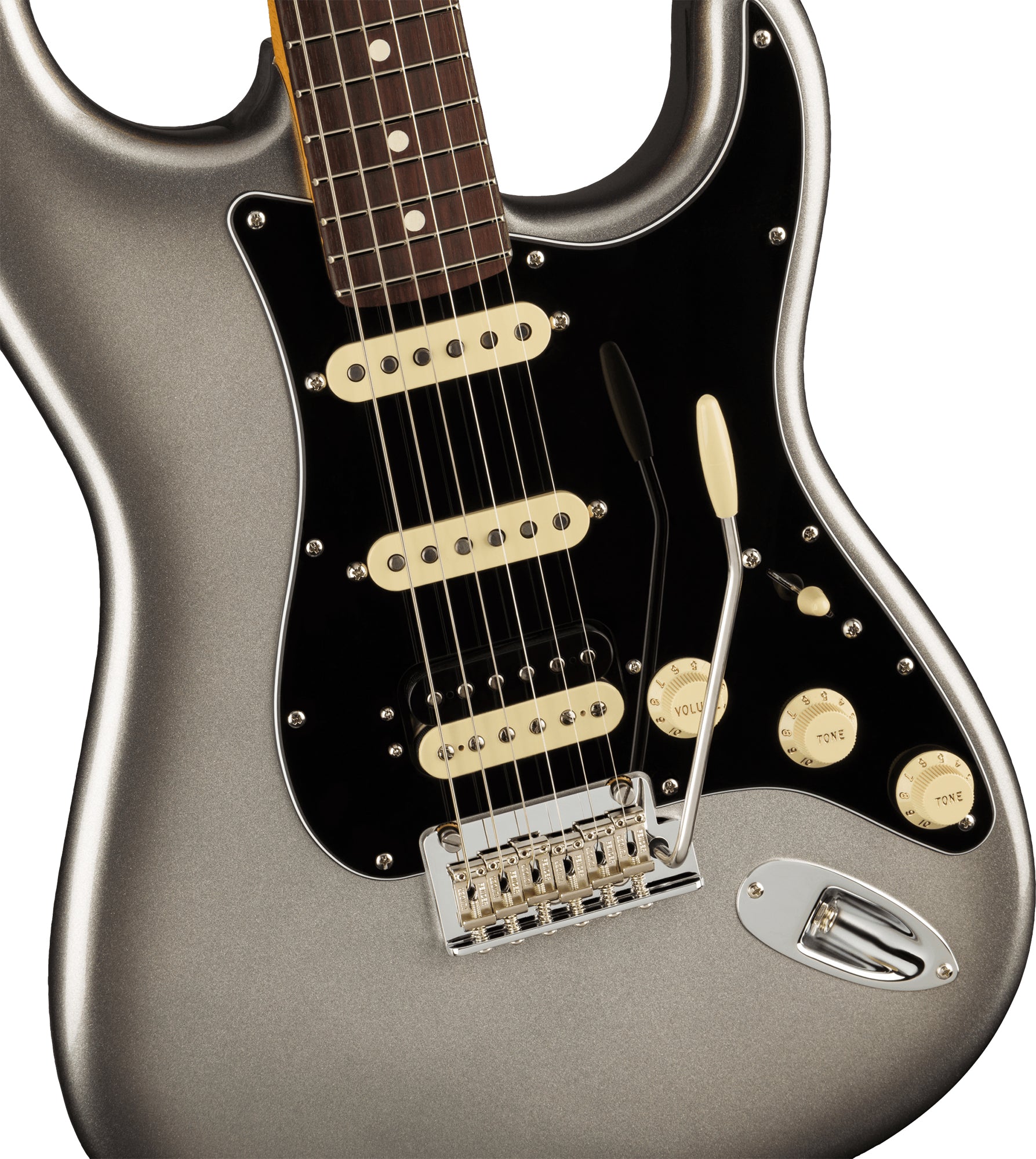 Fender American Professional II Stratocaster HSS - Mercury w/ Cleaning Kit