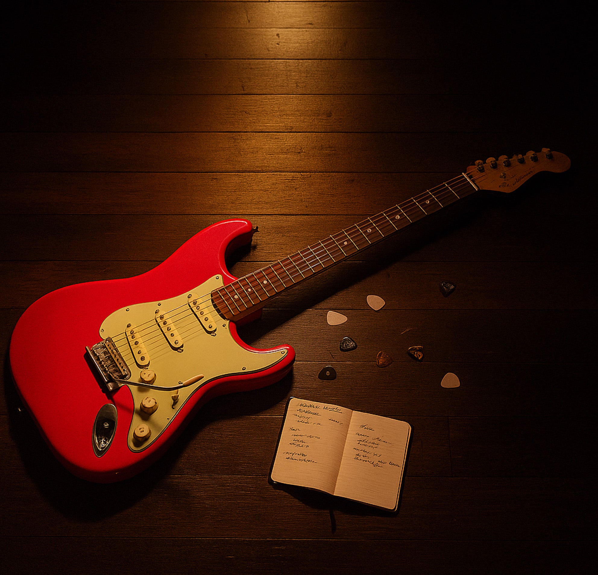 Fender American Professional Classic Stratocaster - Faded Dakota Red