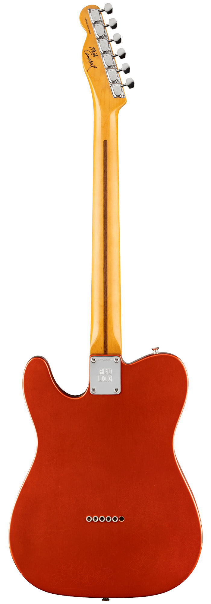 Fender Stories Collection Mike Campbell Red Dog Telecaster - Red Dog Red w/ Case