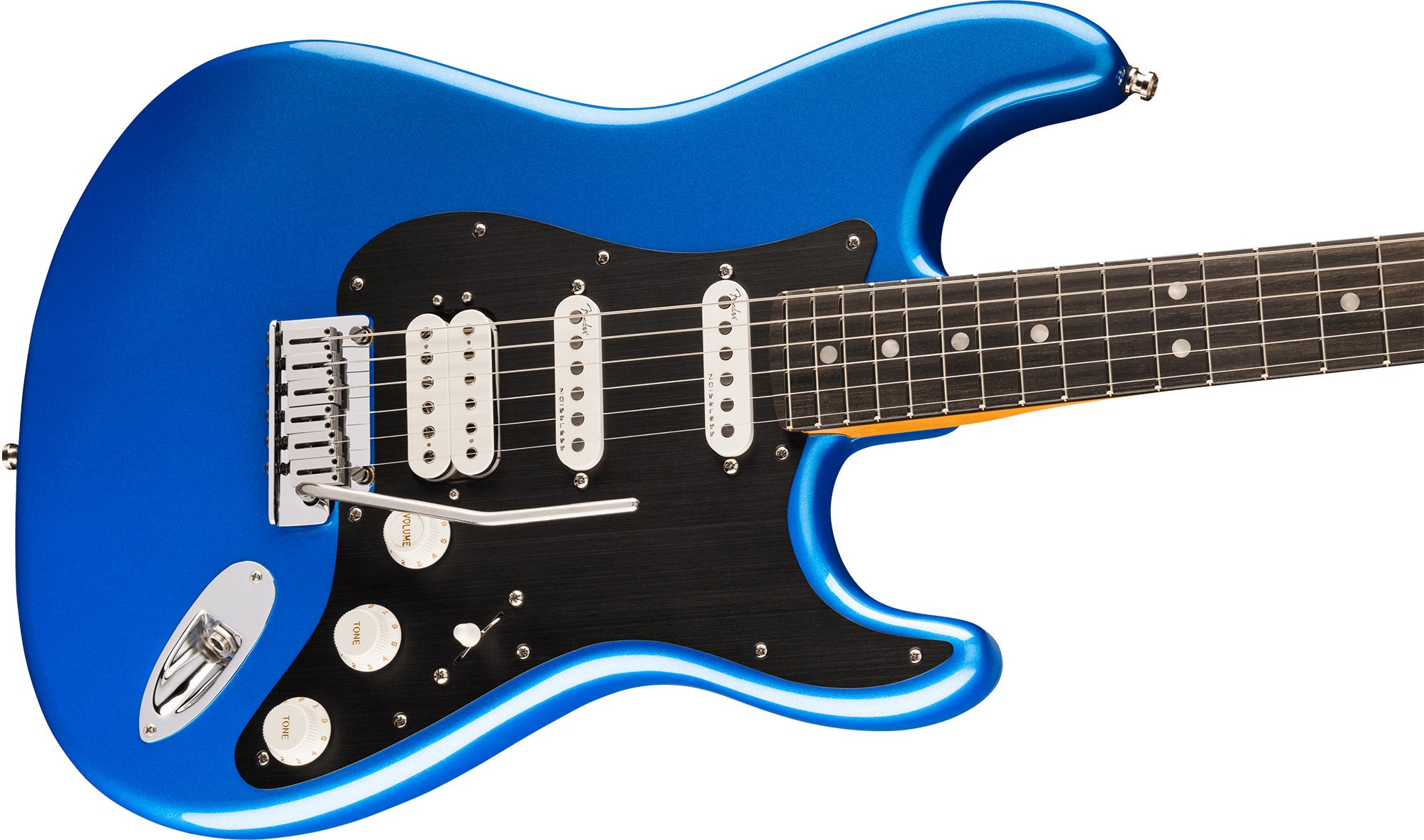 Fender American Ultra II Stratocaster HSS - Noble Blue w/ Guitar Cleaning Kit