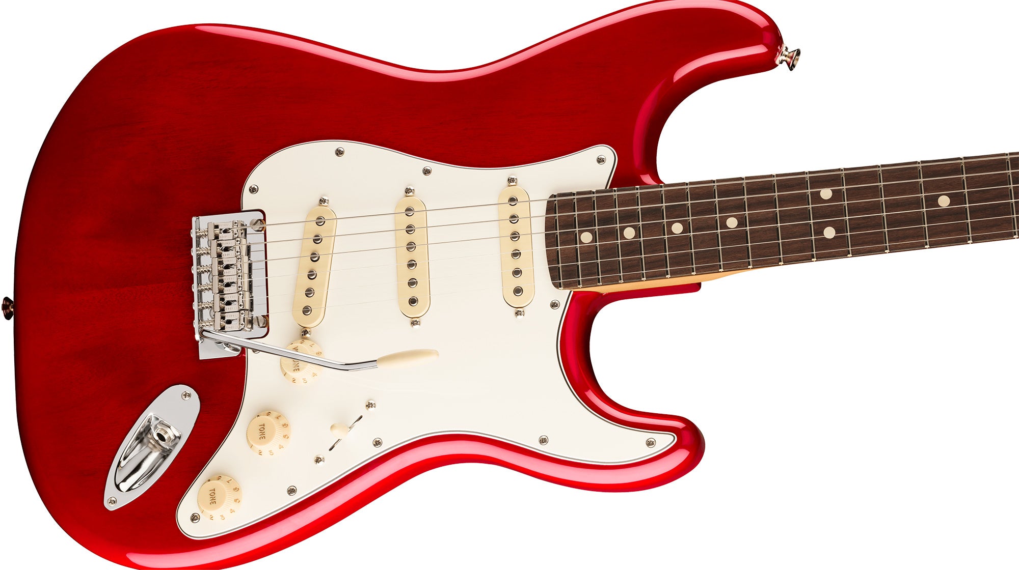 Fender Player II Stratocaster - Transparent Cherry Burst w/ Cleaning Kit