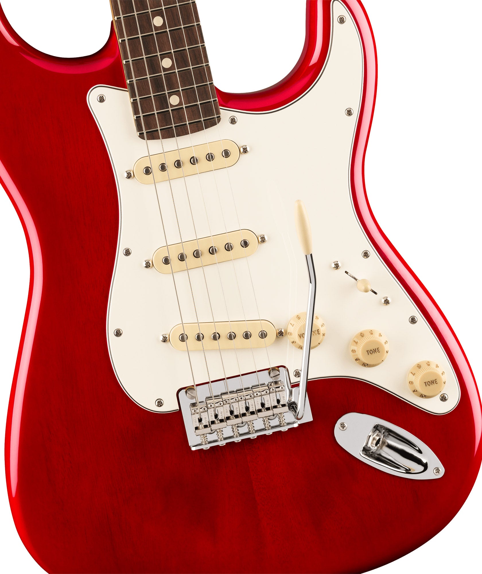 Fender Player II Stratocaster - Transparent Cherry Burst w/ Cleaning Kit
