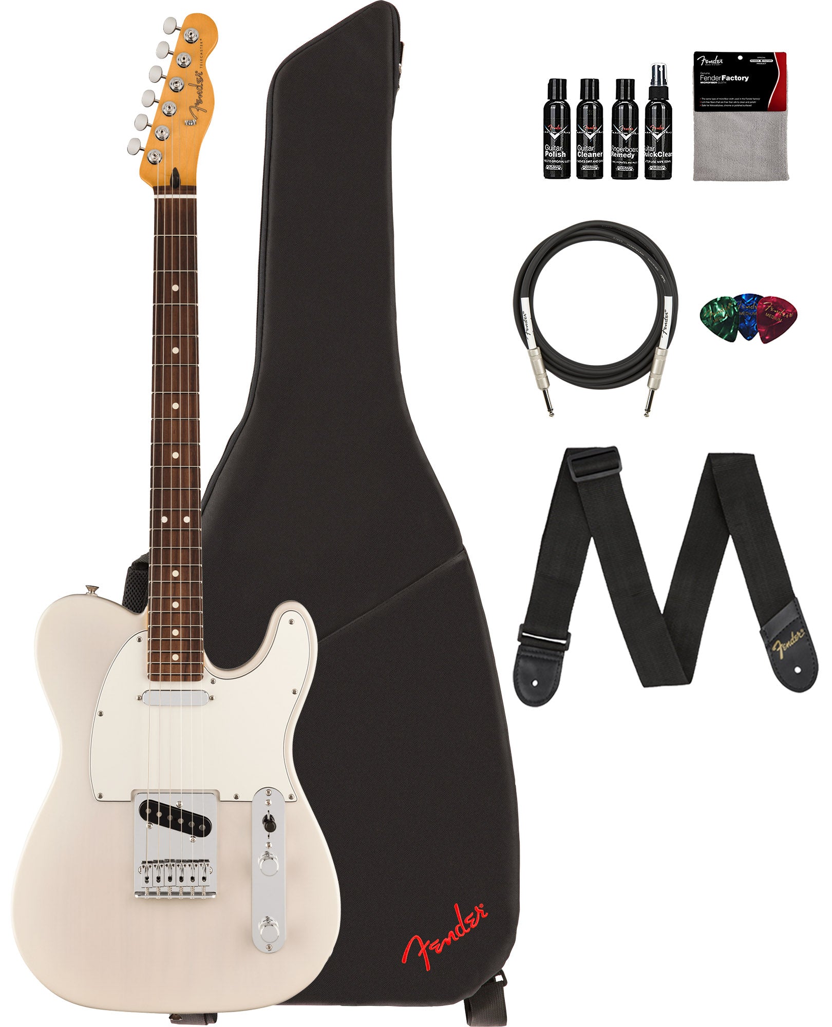 Fender Player II Telecaster - White Blonde w/ Cleaning Kit