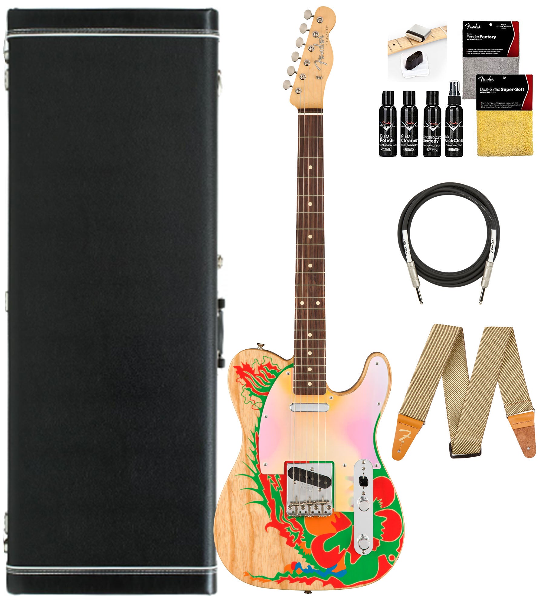 Fender Jimmy Page Telecaster - Natural w/ Guitar Cleaning Kit