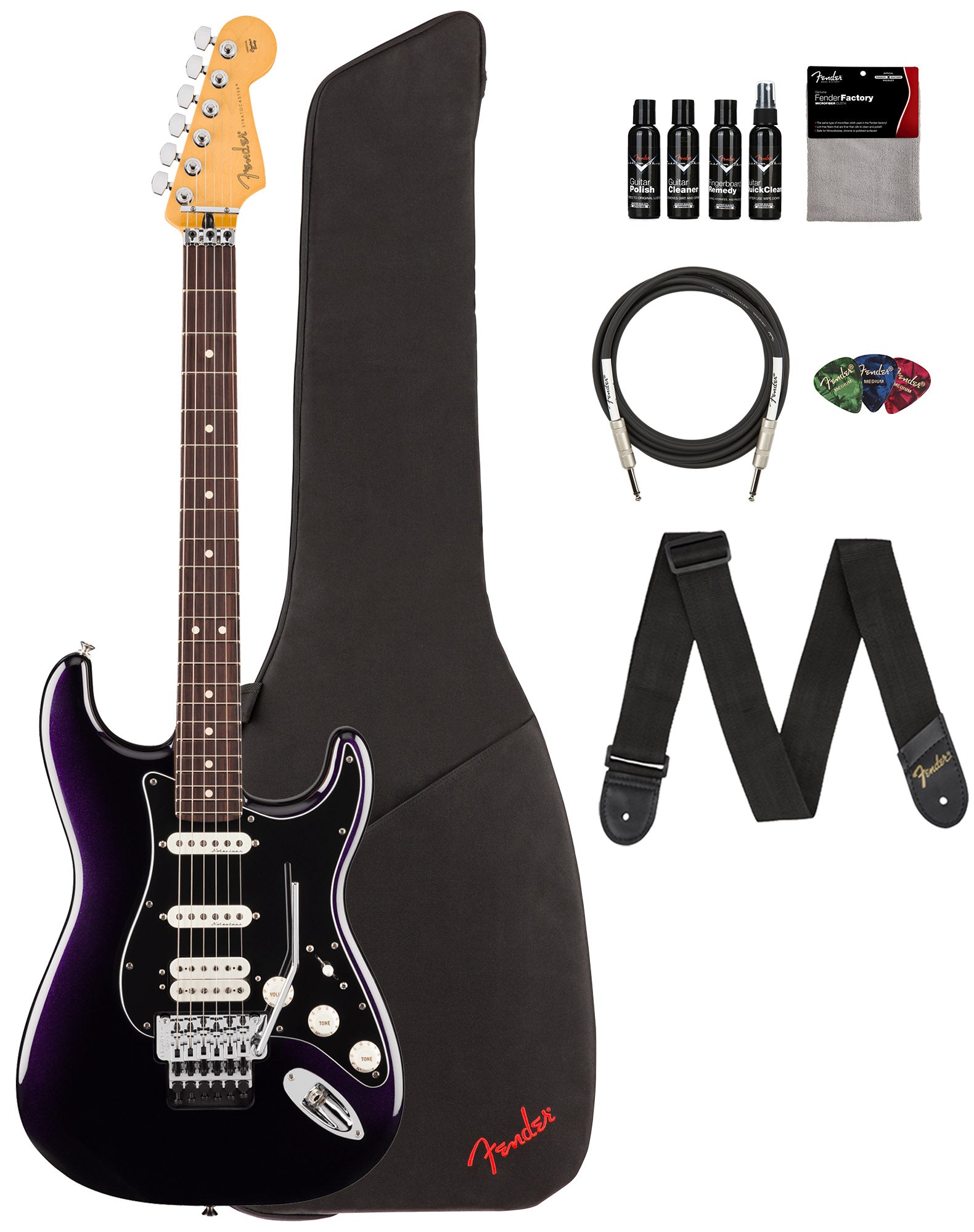 Fender Player II Modified Stratocaster HSS Floyd Rose - Dusk w/ Cleaning Kit