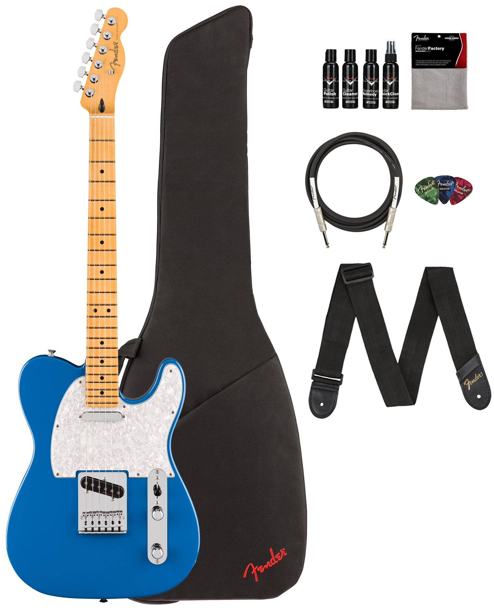 Fender Player II Modified Telecaster - Electric Blue w/ Cleaning Kit