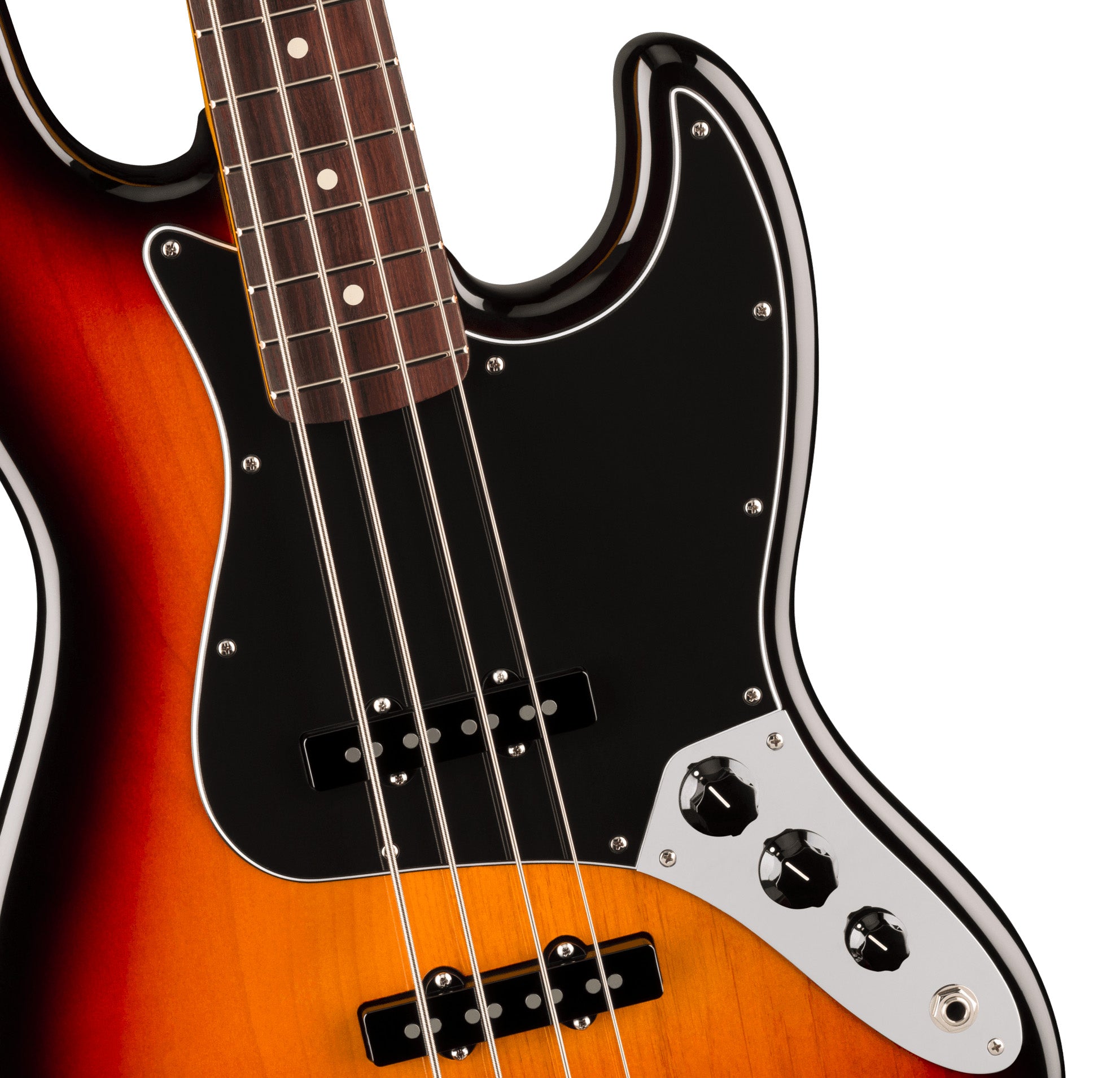 Fender American Professional Classic Jazz Bass - 3-Color Sunburst w/ Cleaning Kit