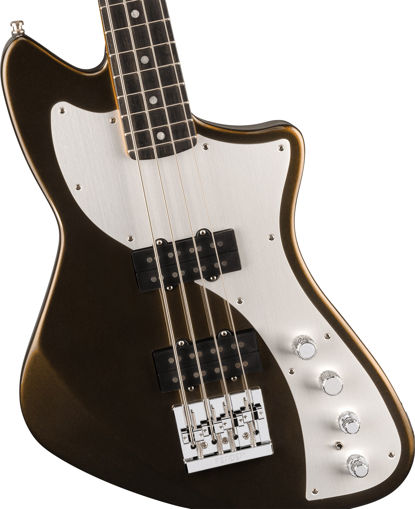 Fender American Ultra II Meteora Bass - Texas Tea w/ Guitar Cleaning Kit