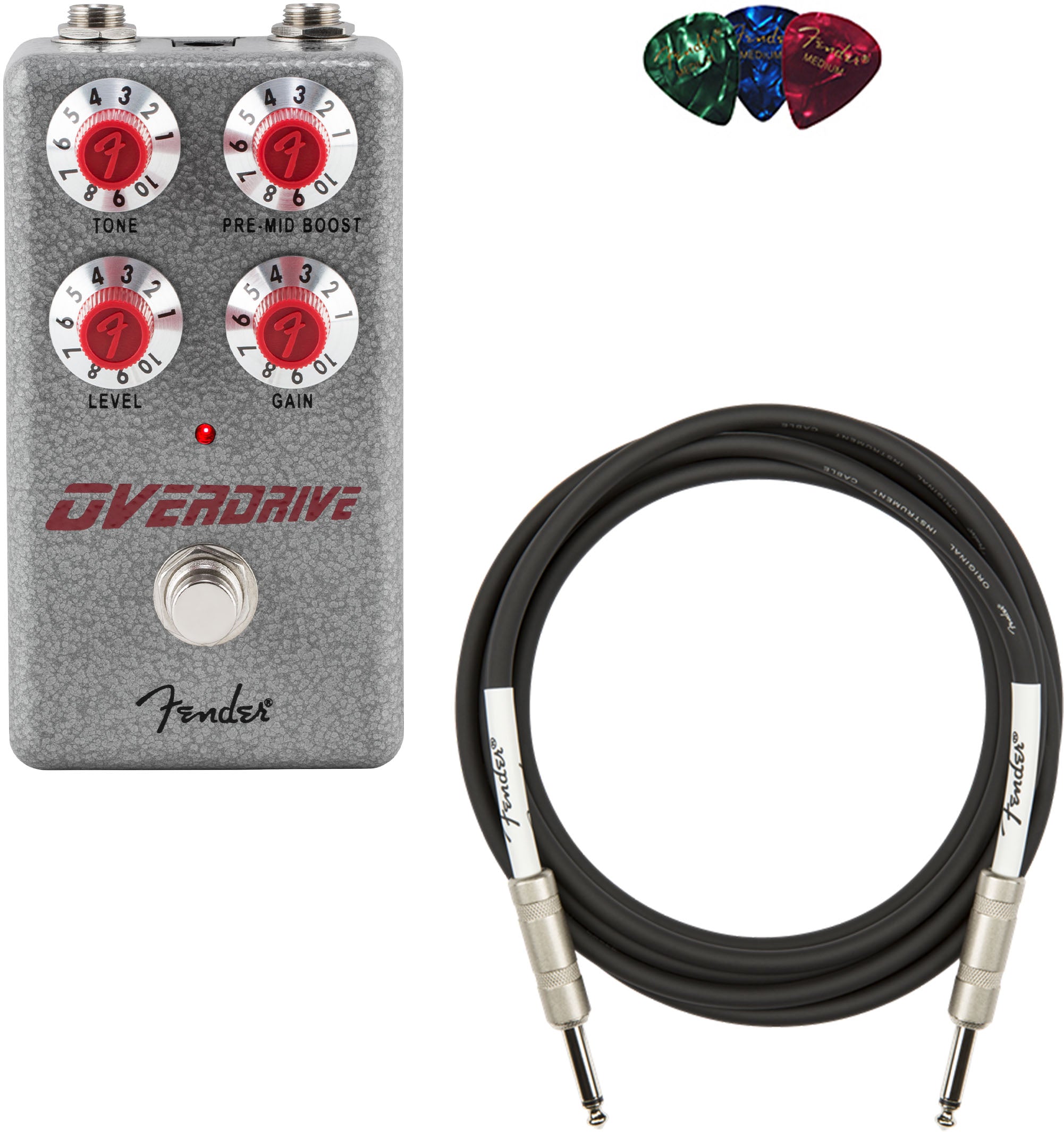 Fender Hammertone Overdrive w/ Instrument Cable