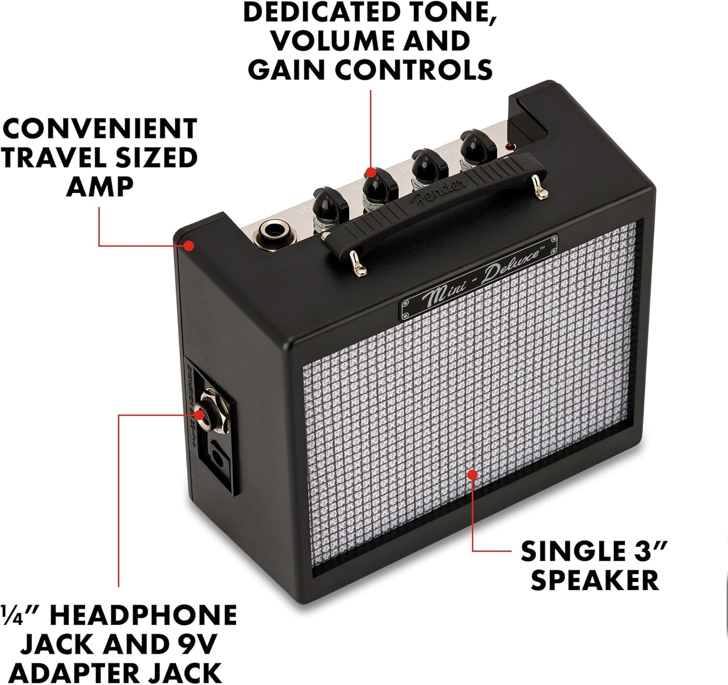 Fender MD20 Mini Deluxe Guitar Combo Amplifier