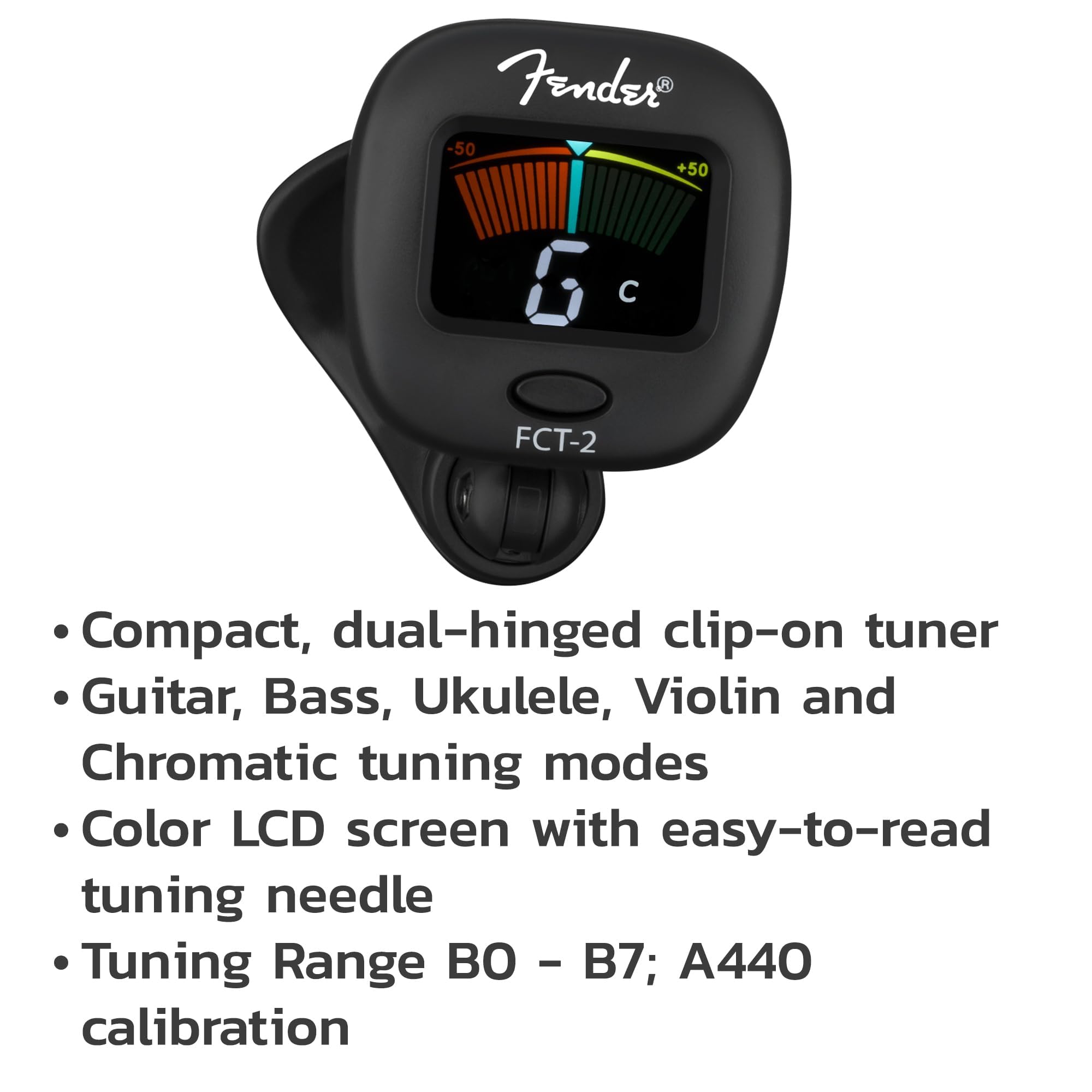Fender FCT-2 Professional Clip-On Tuner