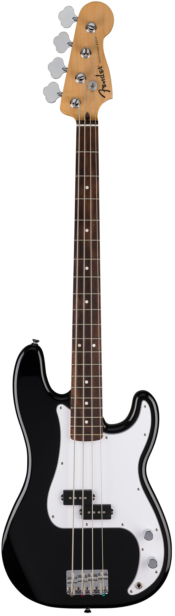 Fender Standard Precision Bass - Black w/ Guitar Cleaning Kit