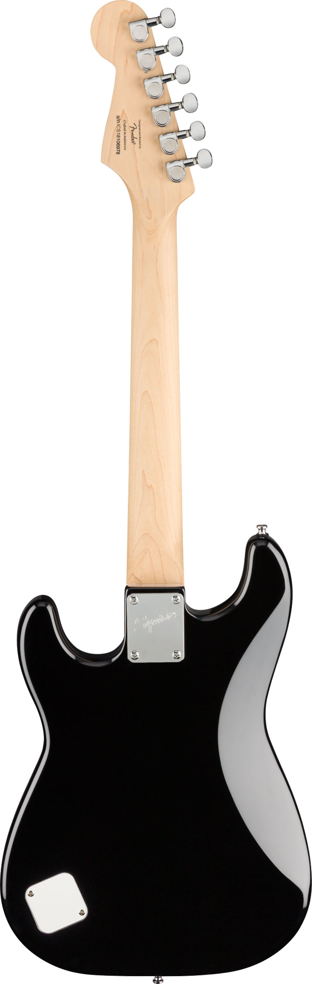 Fender Squier 3/4-Size Kids Mini Strat Electric Guitar - Black