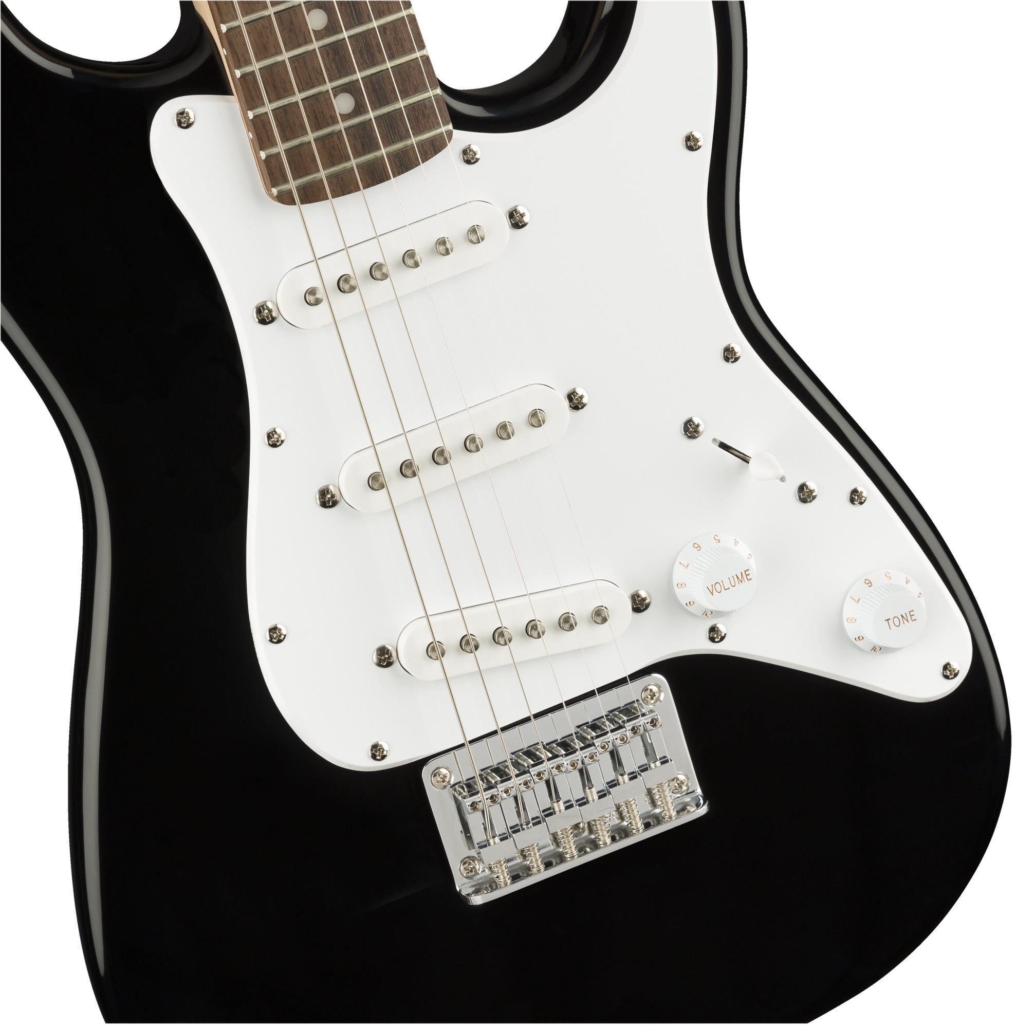 Fender Squier 3/4-Size Kids Mini Strat Electric Guitar - Black