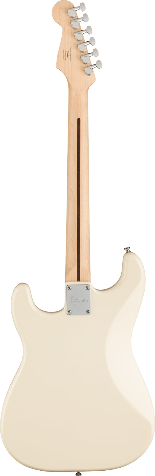 Fender Squier Bullet Stratocaster HT, Black Pickguard - Olympic White w/ Gig Bag