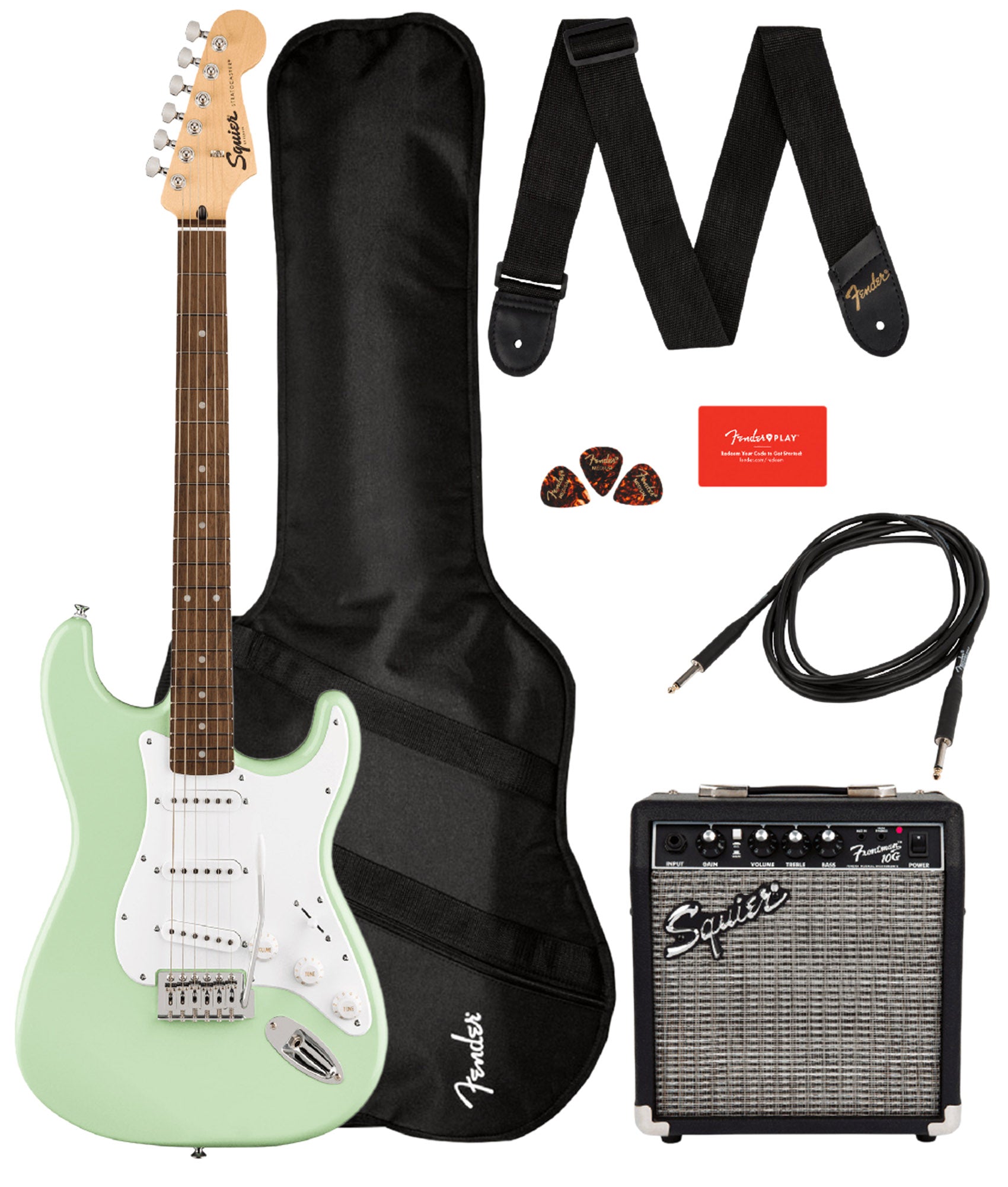 Fender Squier Sonic Stratocaster Pack - Surf Green