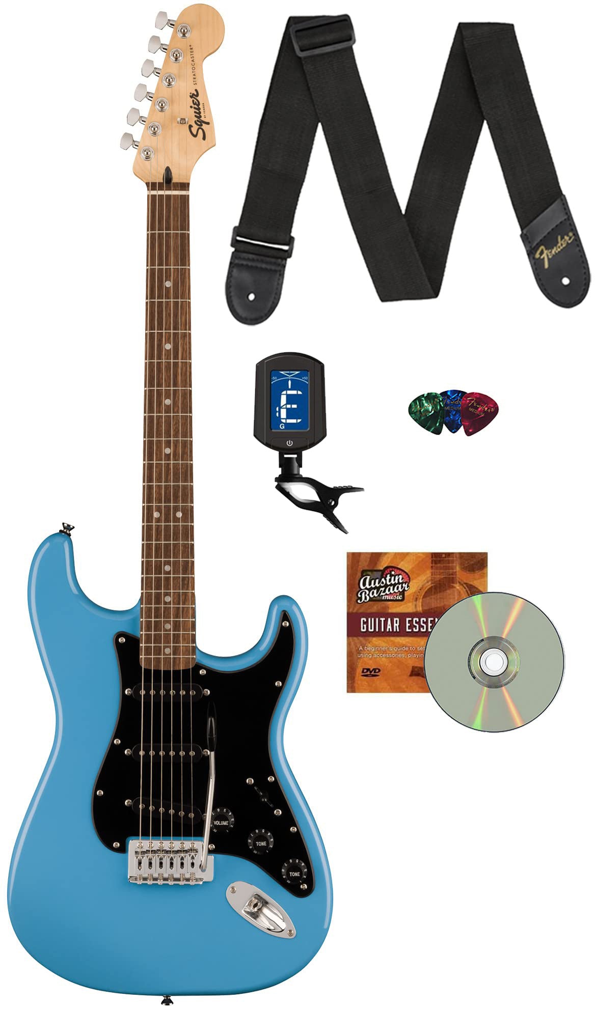 Fender Squier Sonic Stratocaster - California Blue w/ Tuner