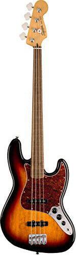 Fender Squier Classic Vibe '60s Jazz Bass Fretless - 3-Color Sunburst