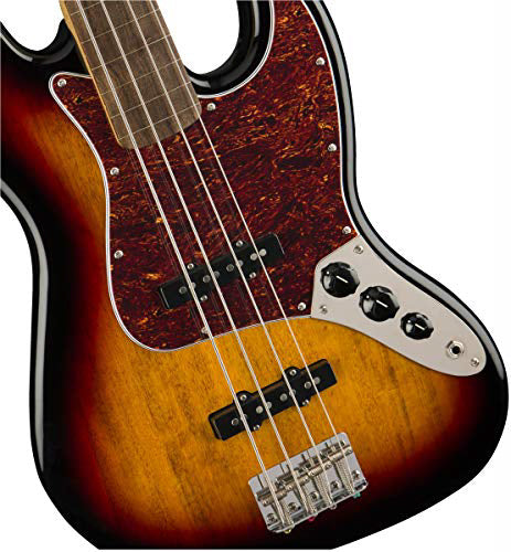 Fender Squier Classic Vibe '60s Jazz Bass Fretless - 3-Color Sunburst