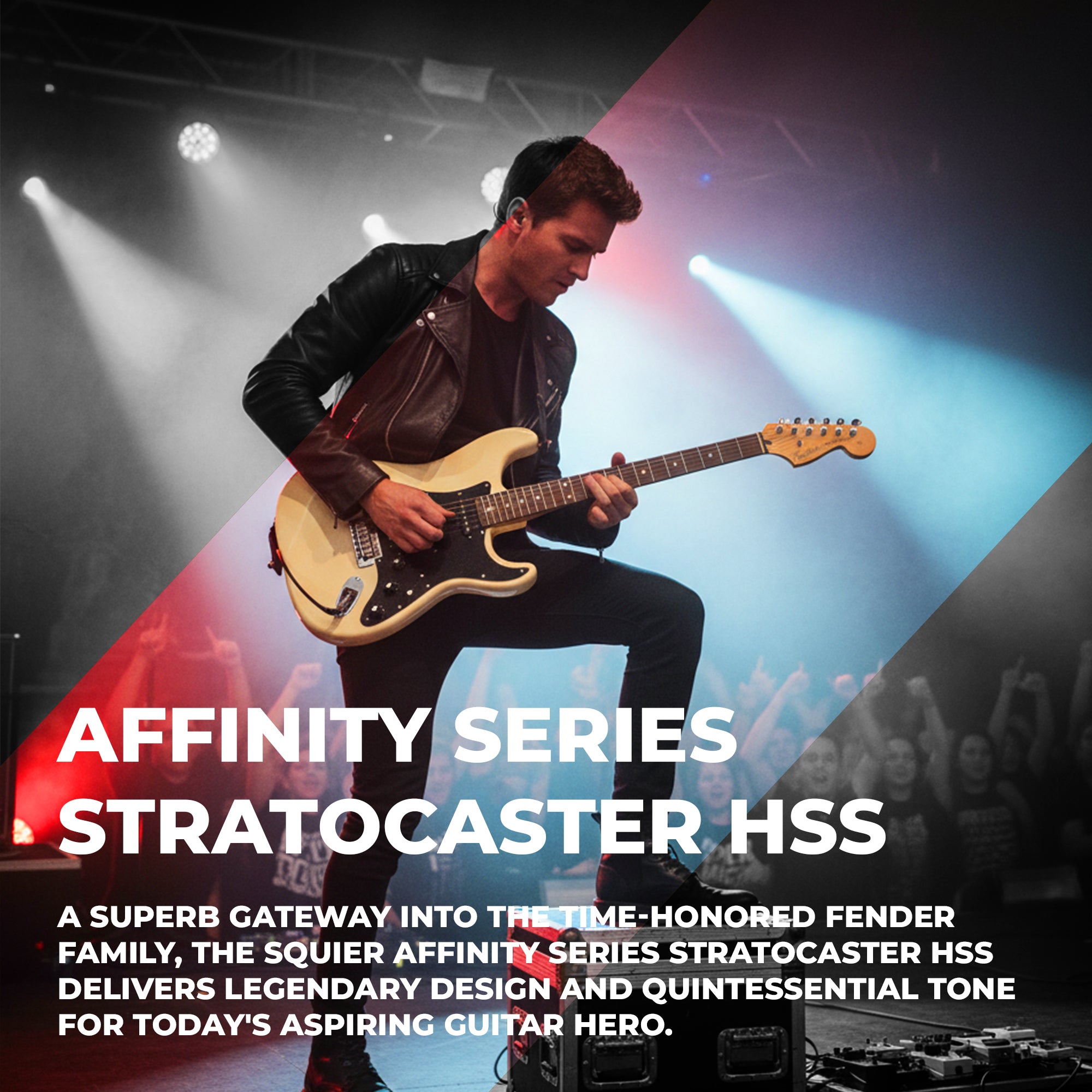 Fender Squier Affinity Stratocaster HSS - Olympic White