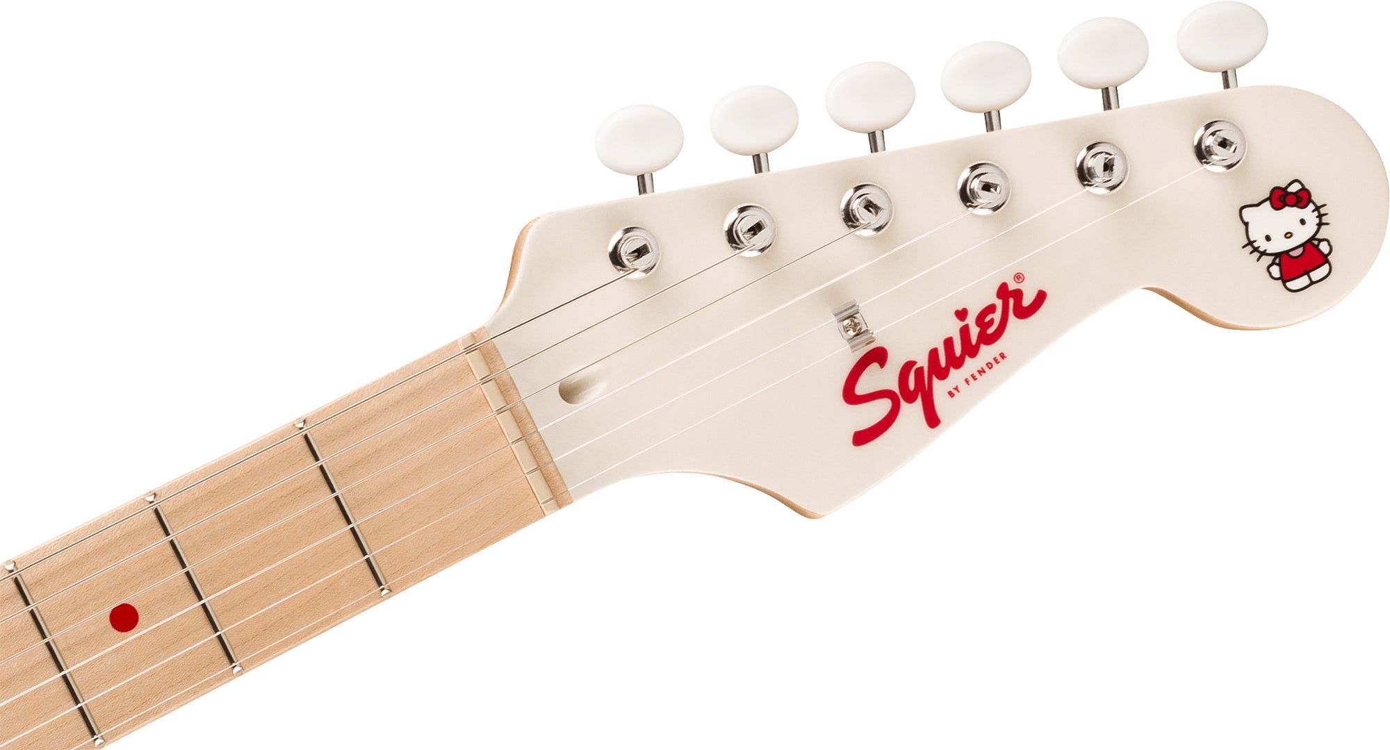 Fender x Hello Kitty White Stratocaster w/ Gig Bag