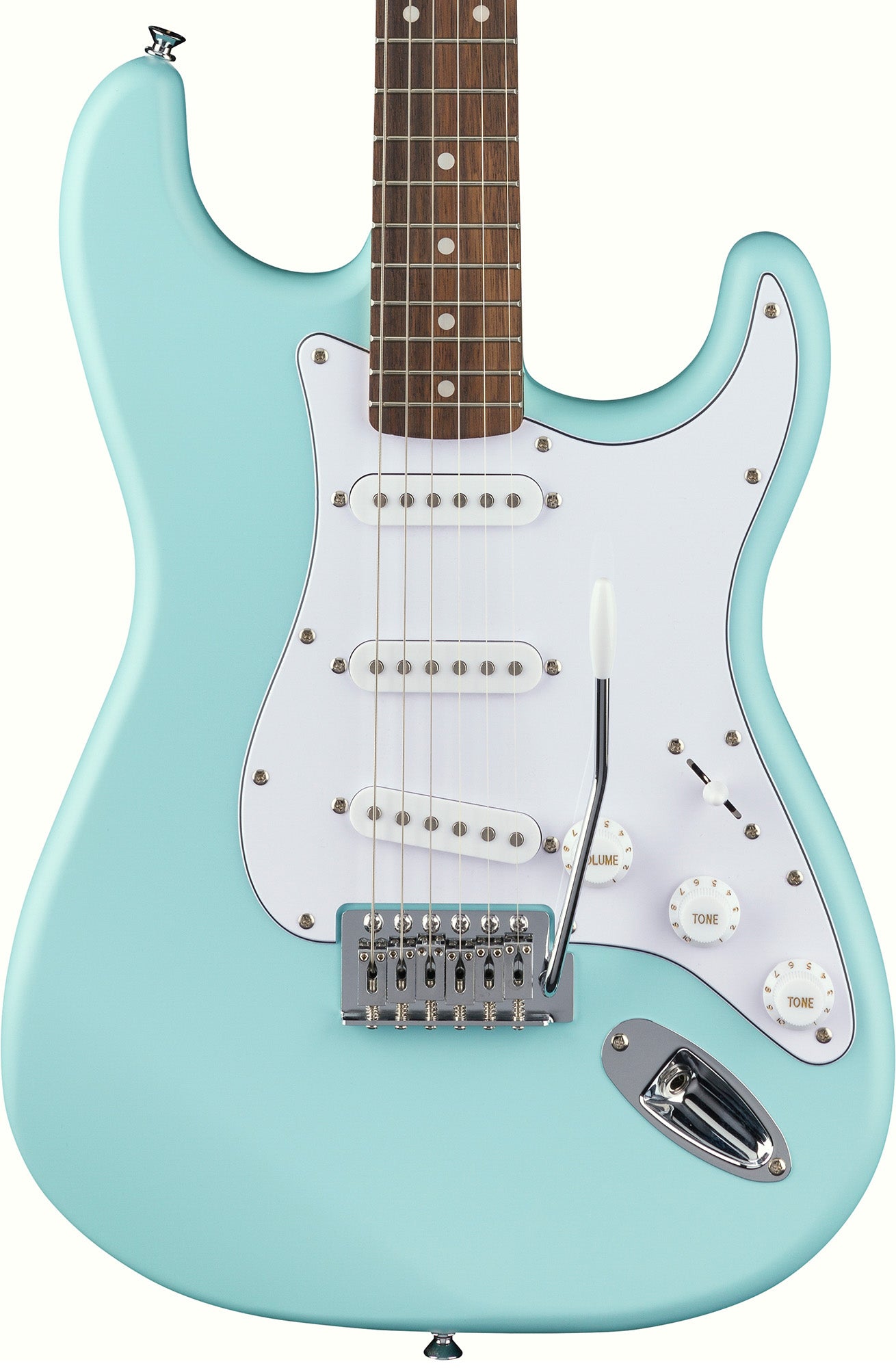 Fender Squier Stratocaster - Daphne Blue w/ Frontman 10G Amplifier