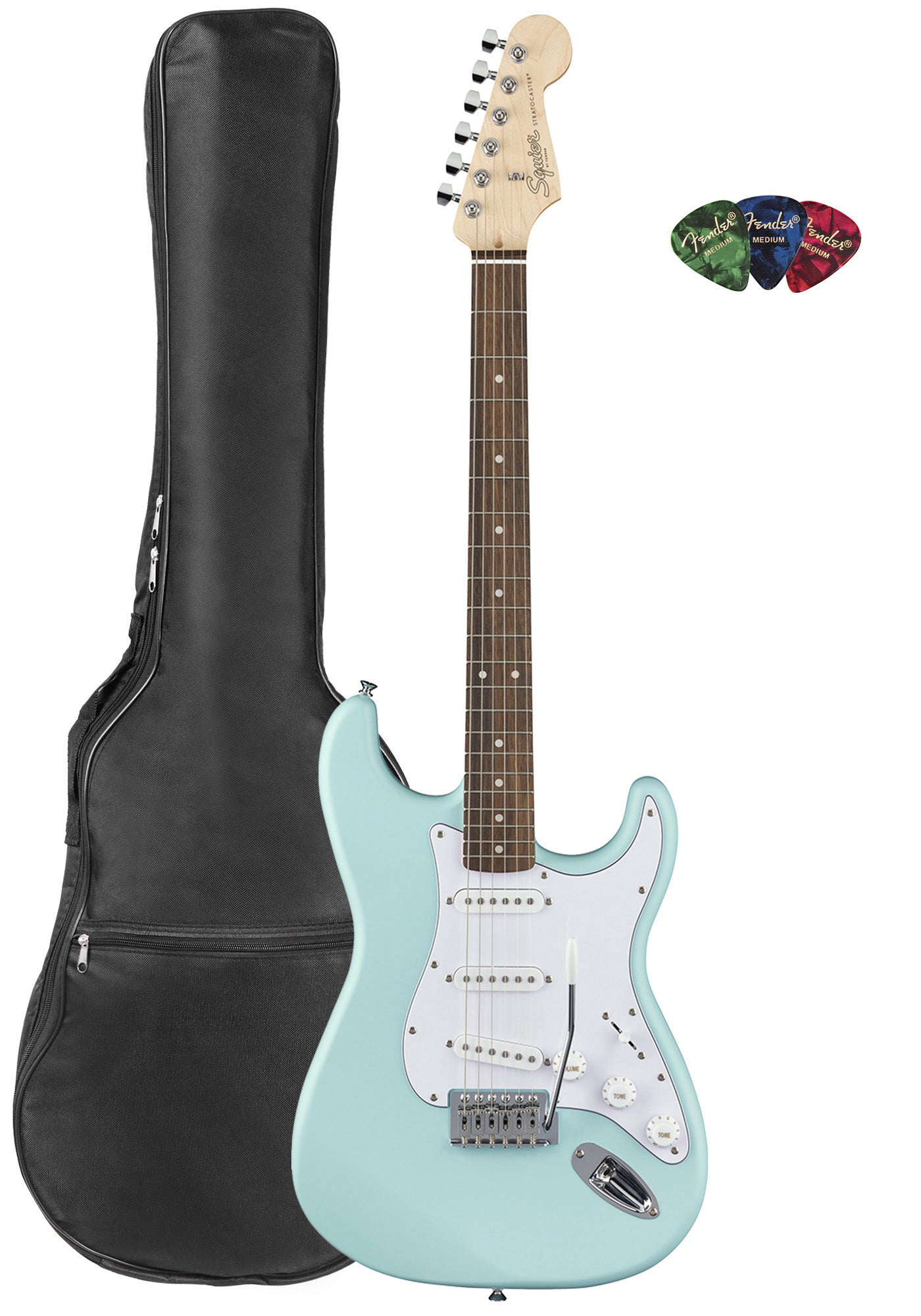 Fender Squier Stratocaster - Daphne Blue w/ Gig Bag