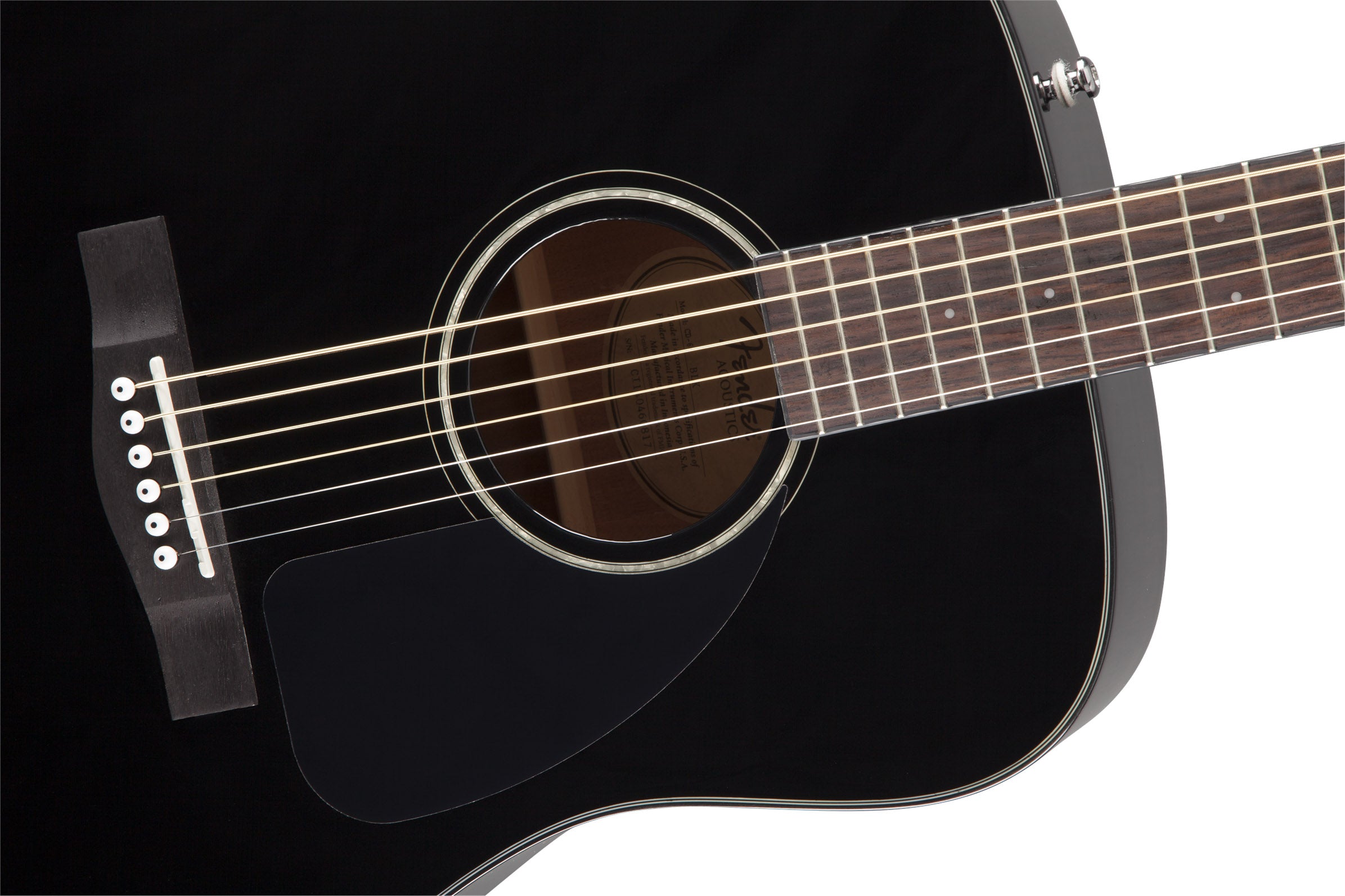 Fender CD-60 Dreadnought Acoustic Guitar - Black