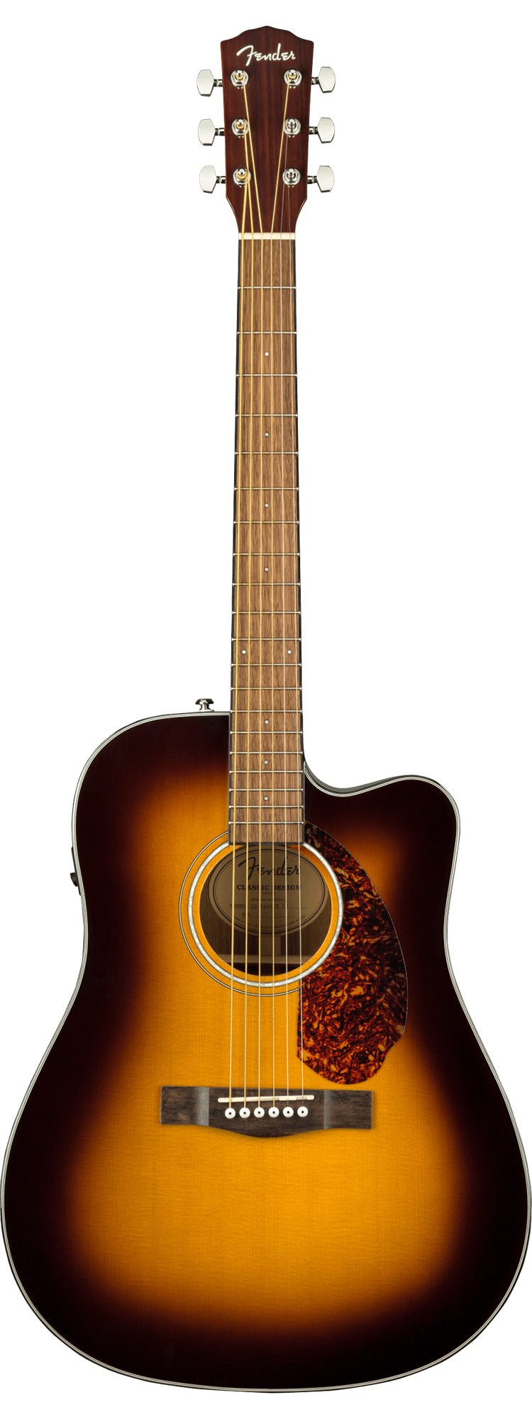 Fender CD-140SCE Dreadnought Cutaway Acoustic-Electric Guitar - Sunburst