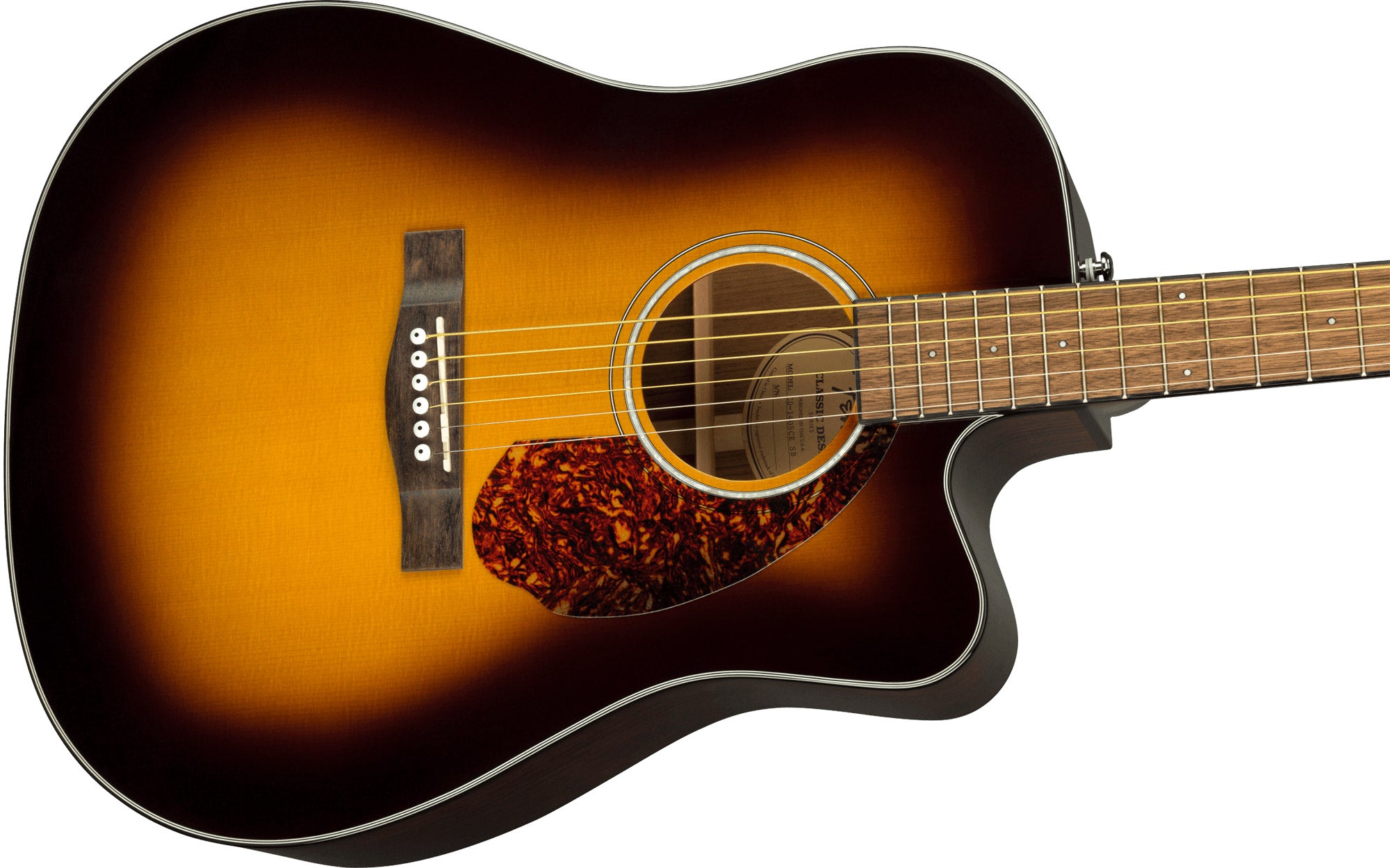 Fender CD-140SCE Dreadnought Cutaway Acoustic-Electric Guitar - Sunburst