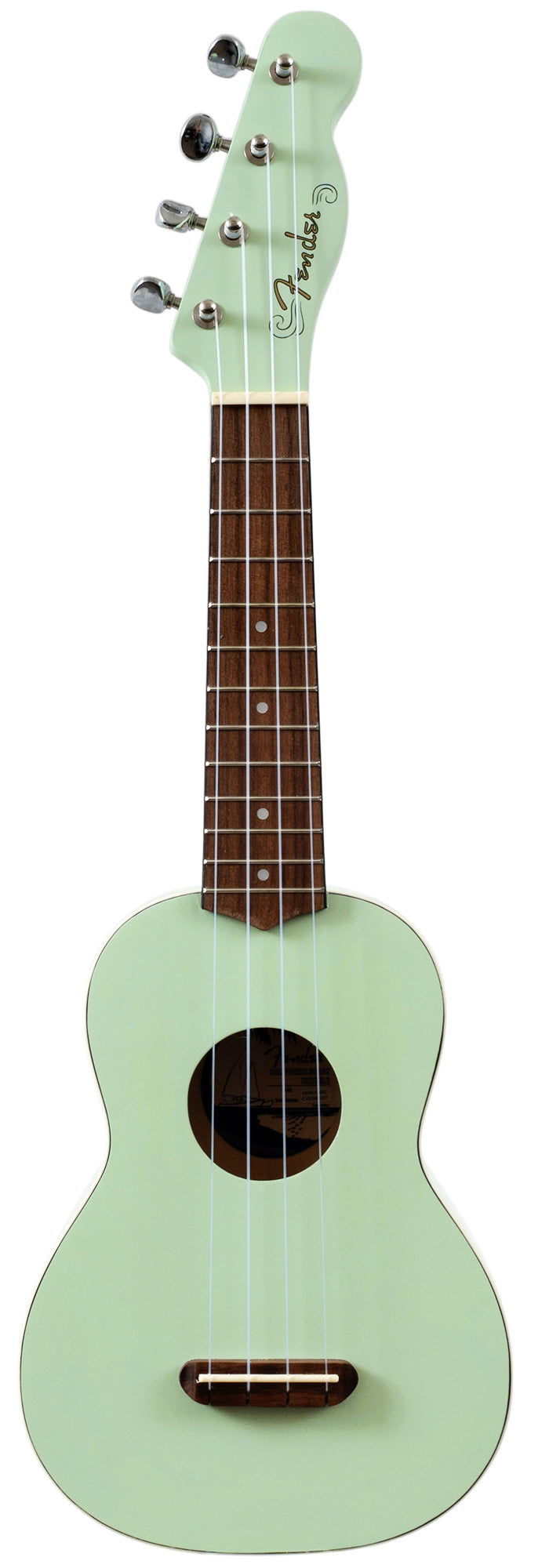 Fender Venice Soprano Ukulele - Surf Green w/ Gig Bag