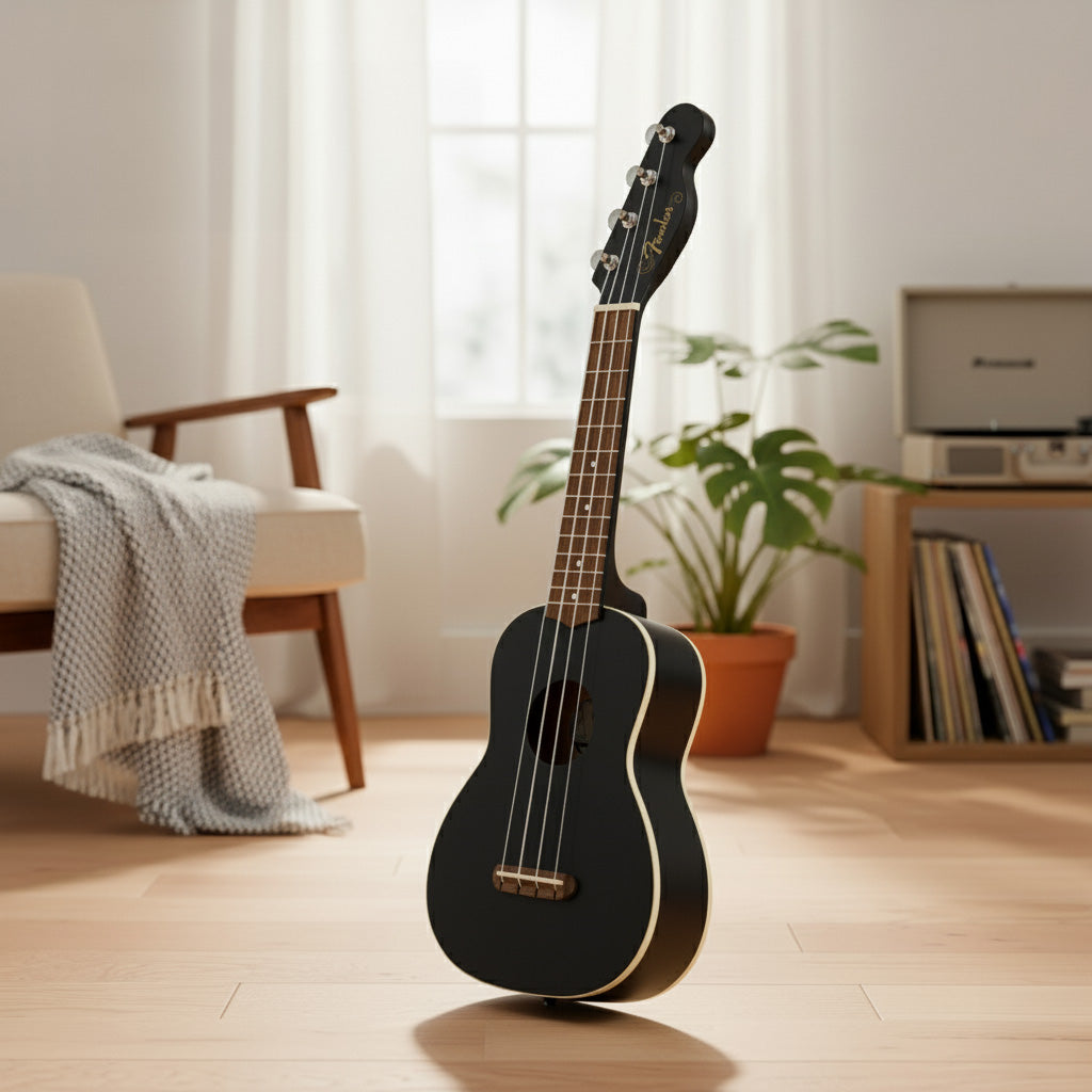 Fender Monterey Concert Ukulele - Black