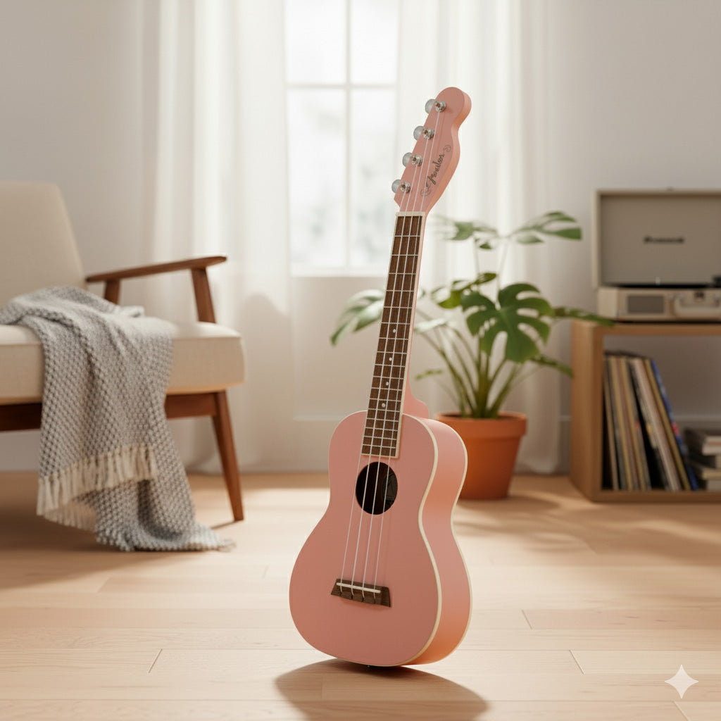 Fender Monterey Concert Ukulele - Shell Pink