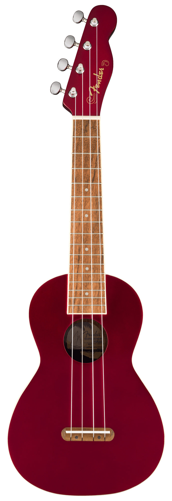 Fender Monterey Concert Ukulele - Cherry w/ Gig Bag