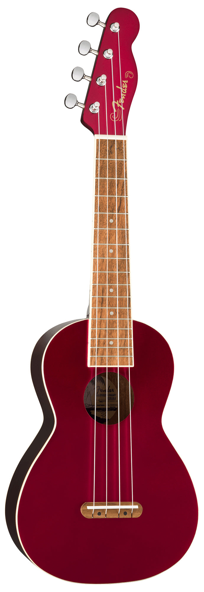 Fender Monterey Concert Ukulele - Cherry w/ Gig Bag