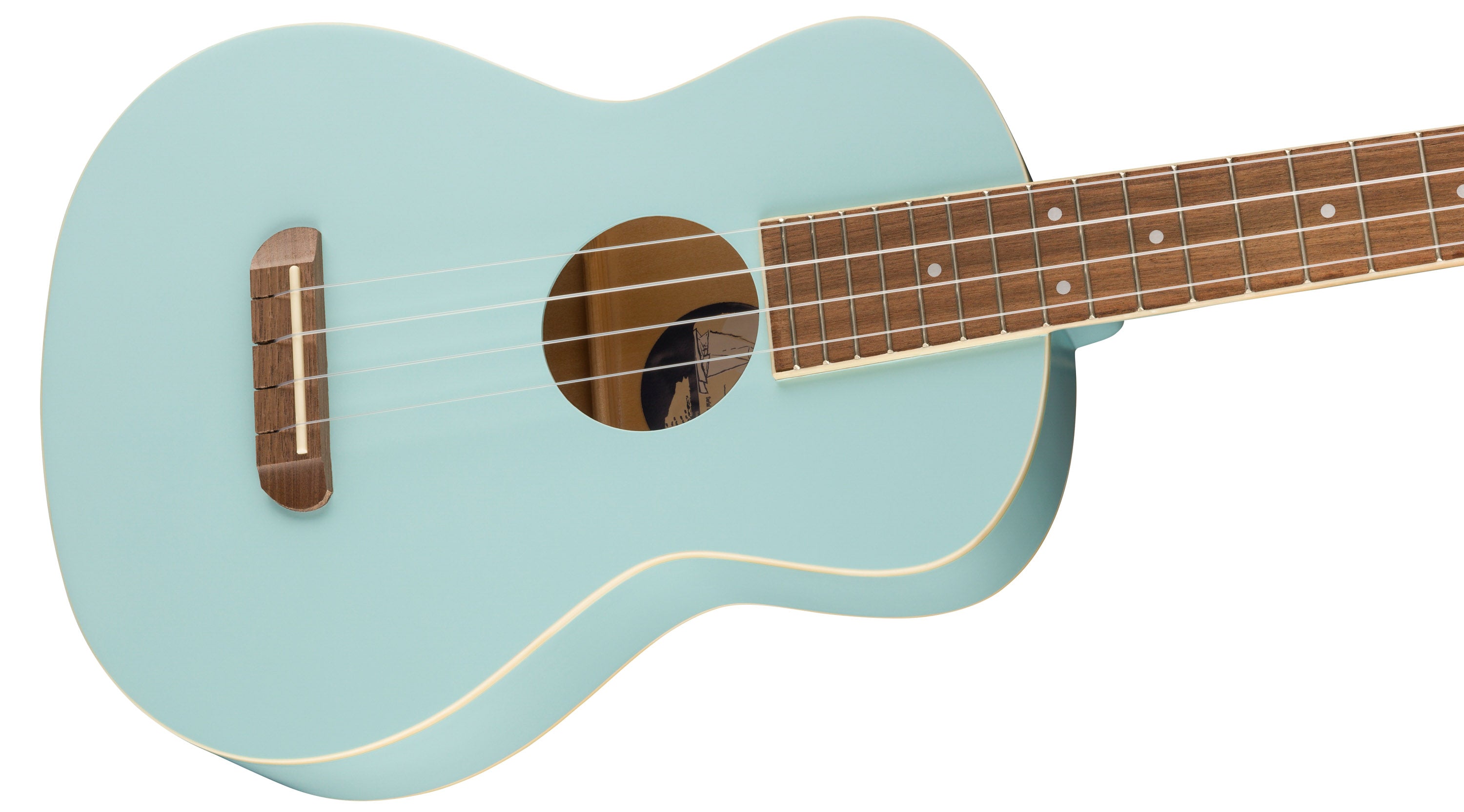 Fender Avalon Tenor Ukulele - Daphne Blue w/ Gig Bag