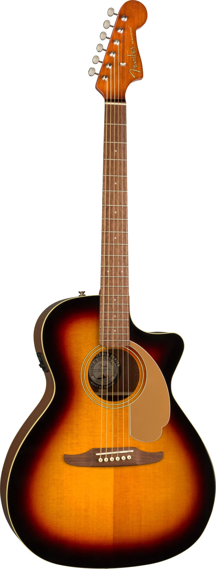Fender Newporter Player Acoustic-Electric Guitar - Sunburst