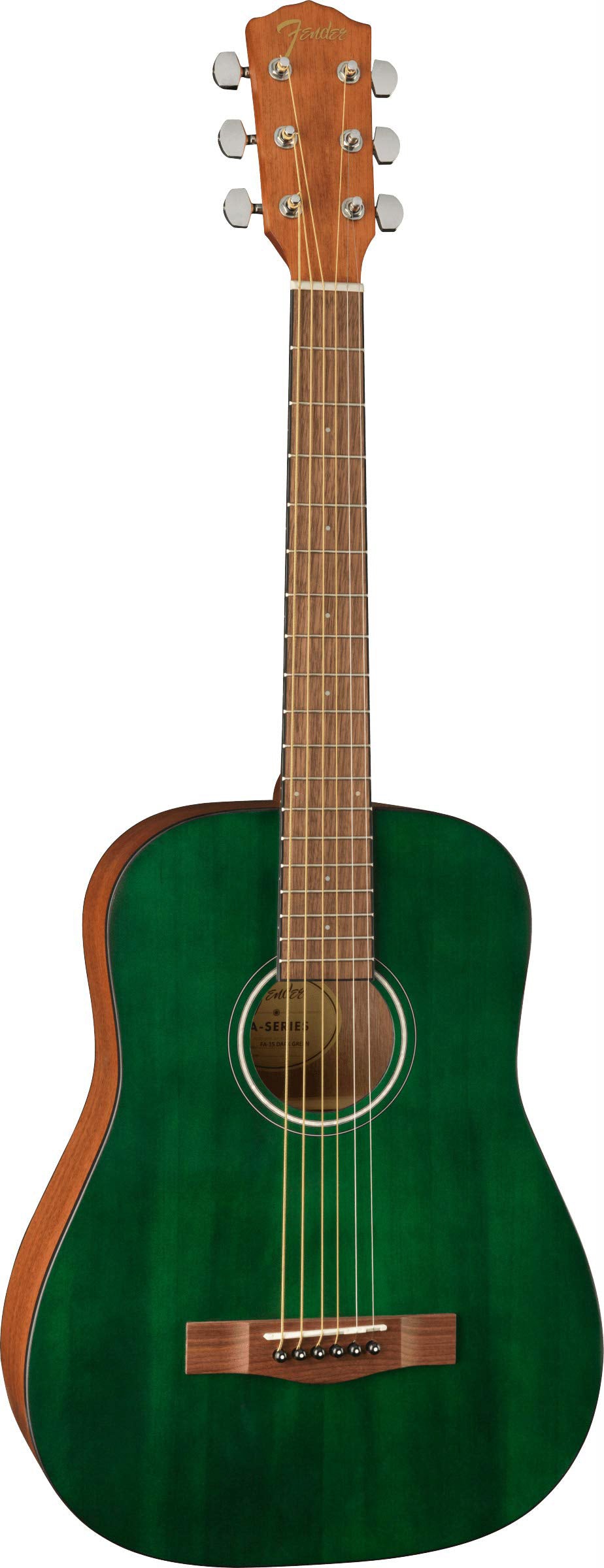 Fender FA-15 3/4-Scale Kids Steel String Acoustic Guitar - Green