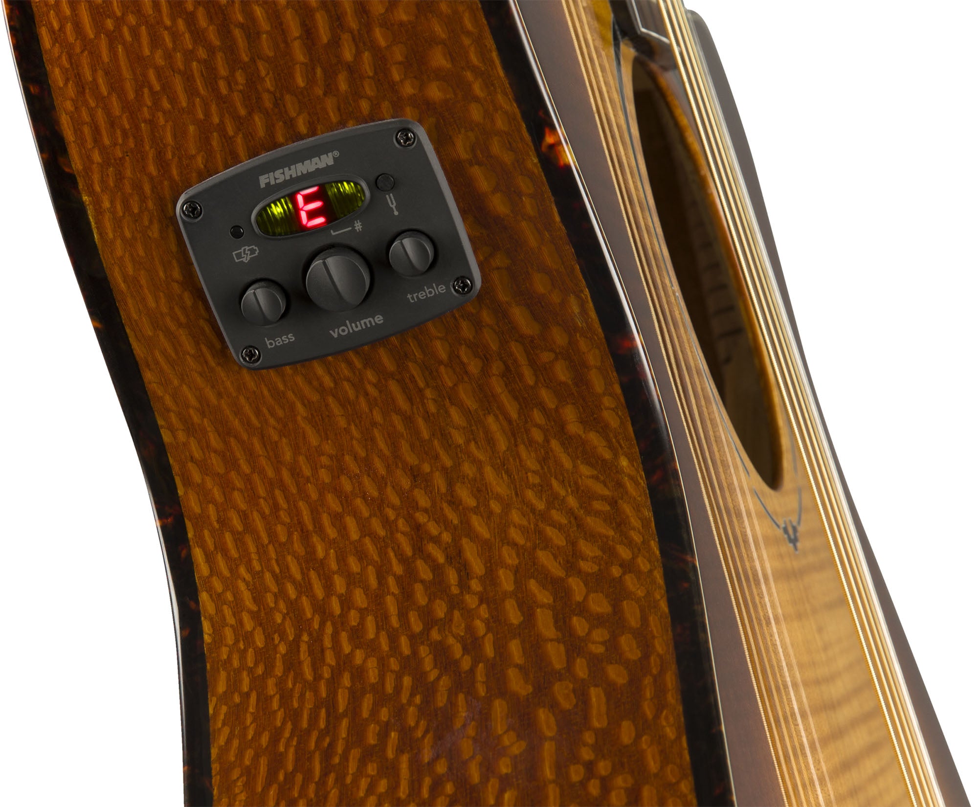 Fender FA-345CE Flame Maple Top Auditorium Acoustic-Electric Guitar - 3-Color Tea Burst