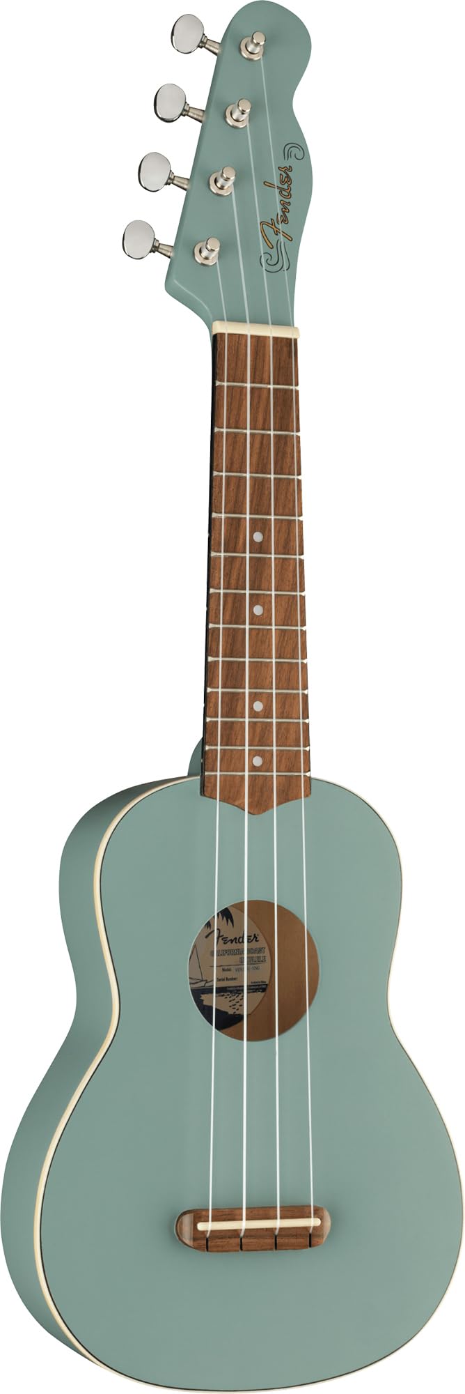 Fender Venice Soprano Ukulele - Sonic Gray