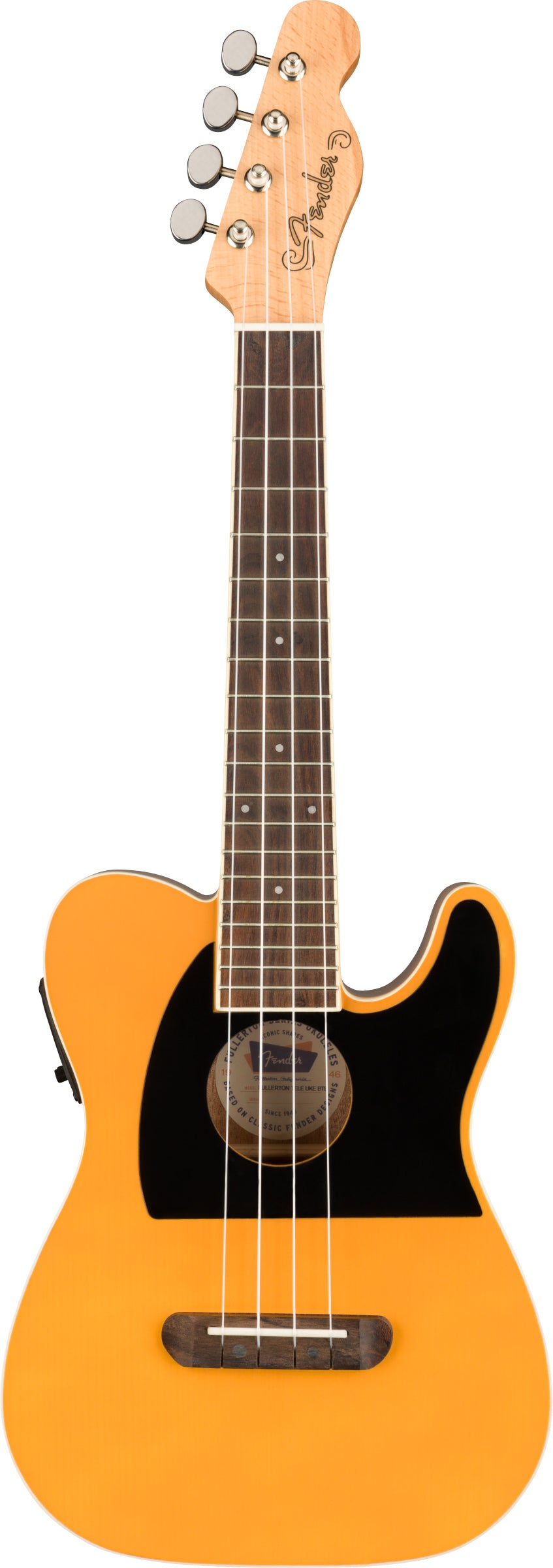 Fender Fullerton Telecaster Concert Ukulele - Butterscotch Blonde w/ Gig Bag