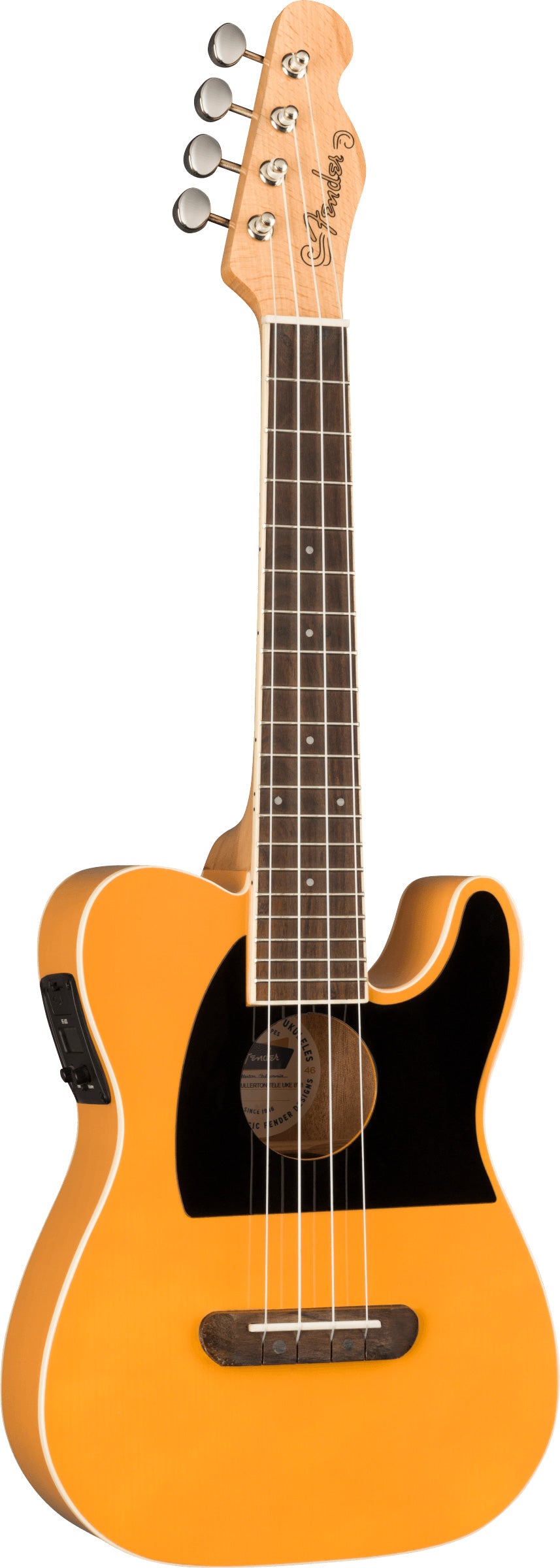 Fender Fullerton Telecaster Concert Ukulele - Butterscotch Blonde w/ Gig Bag