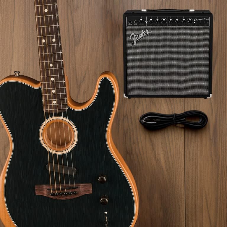 Fender Acoustasonic Player Telecaster - Brushed Black