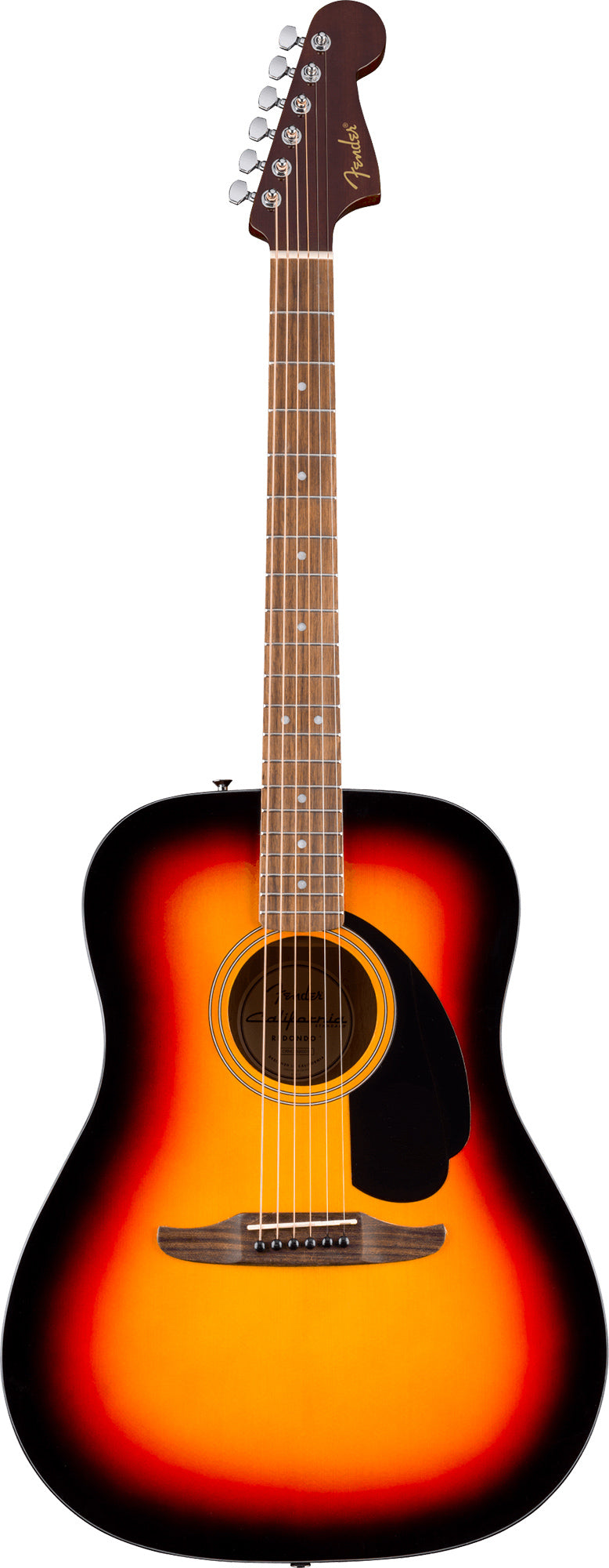 Fender California Standard Redondo Acoustic Guitar - 3-Color Sunburst w/ Hard Case